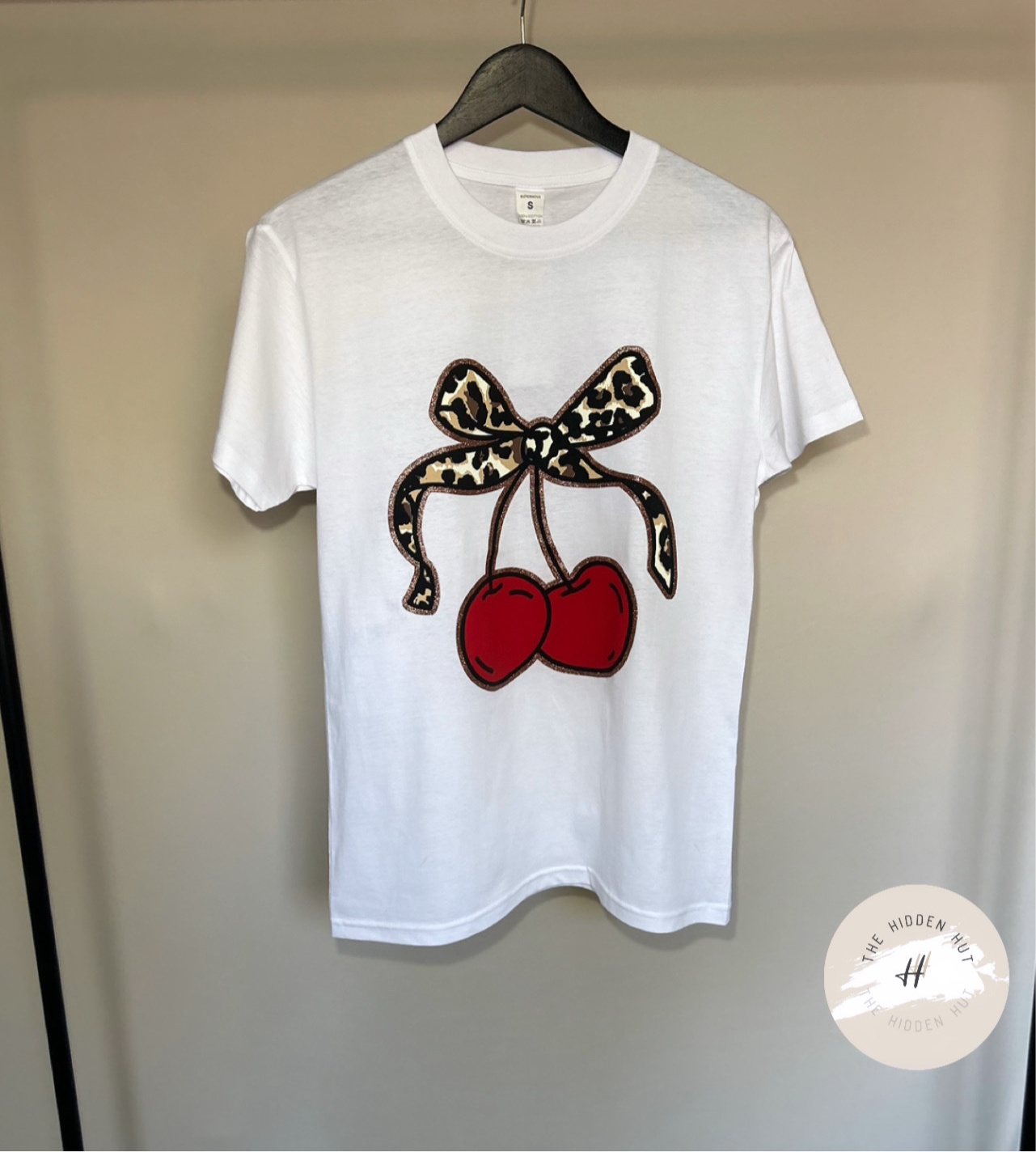 OVERSIZED CHERRY BOW T-SHIRT