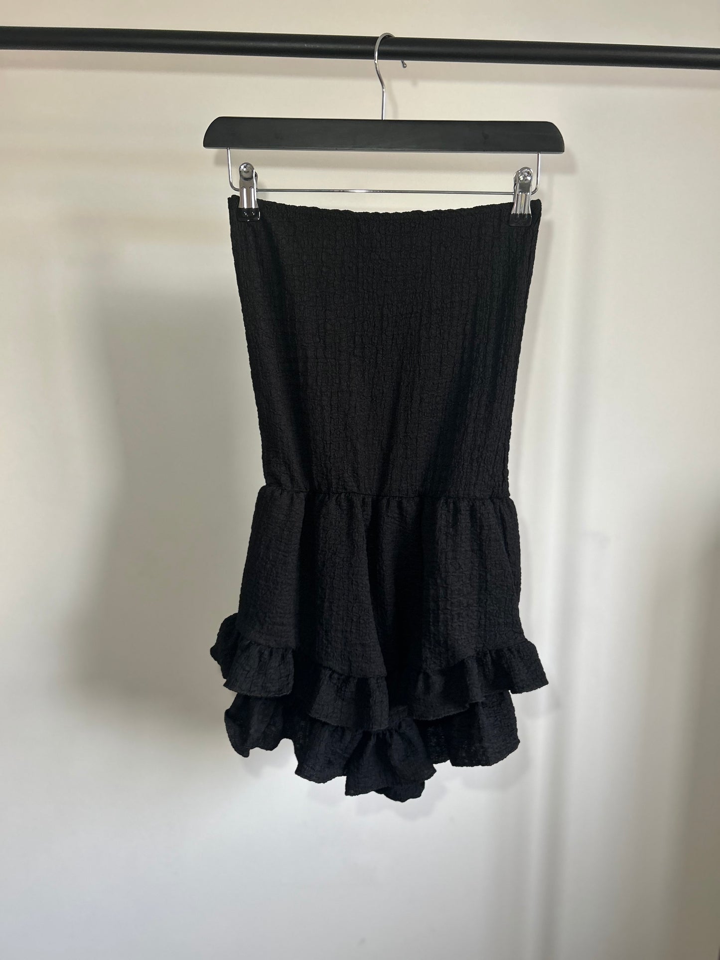 TEXTURED BANDEAU PLAYSUITS