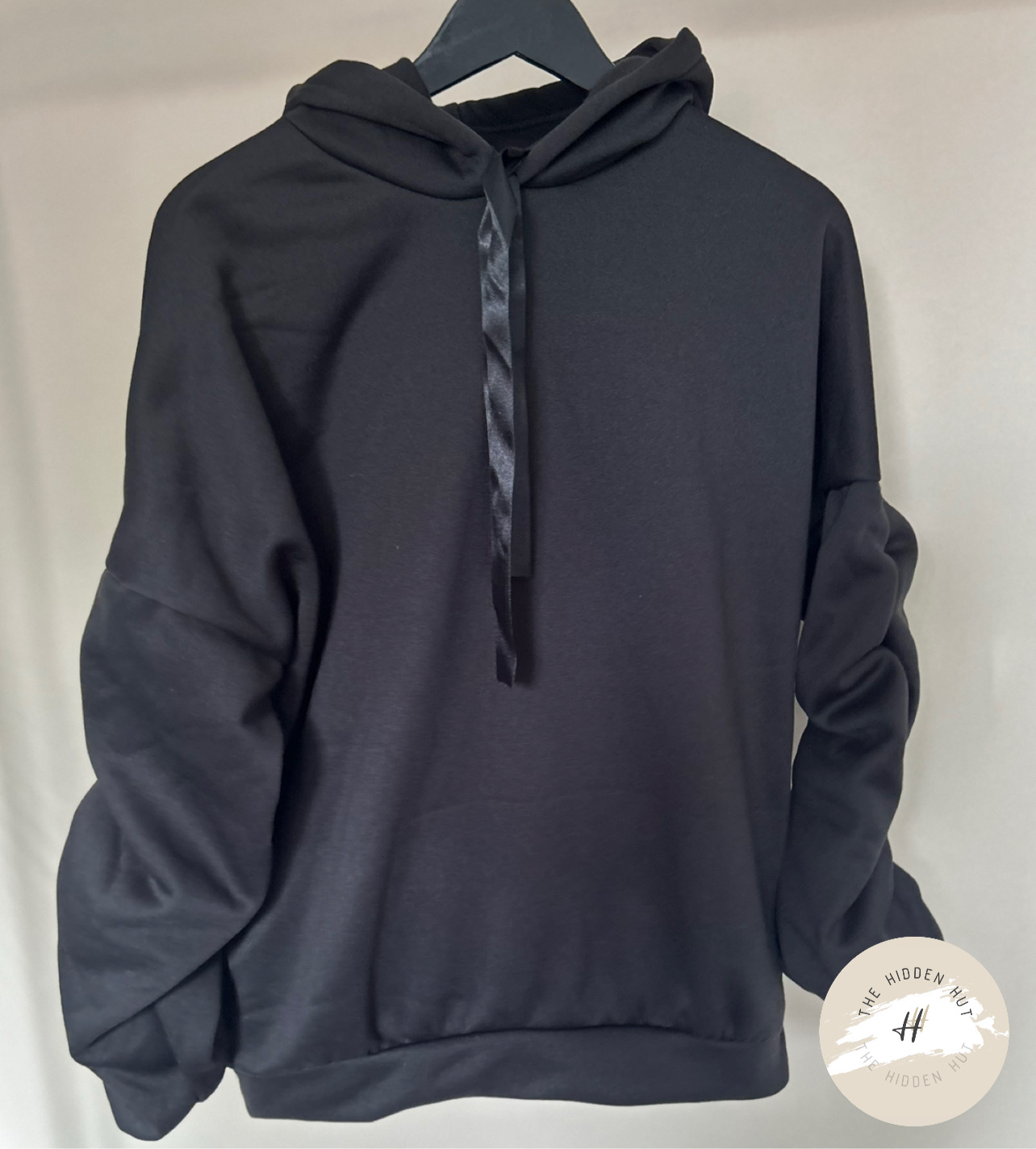 OVERSIZED RUCHED RIBBON HOODIES