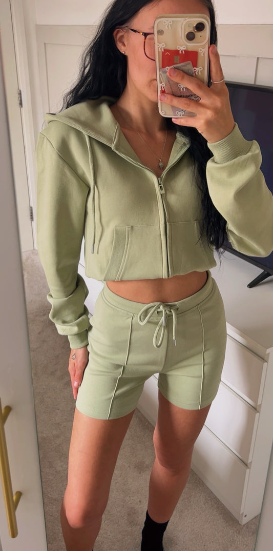 SCUBA JACKET AND SHORTS SET
