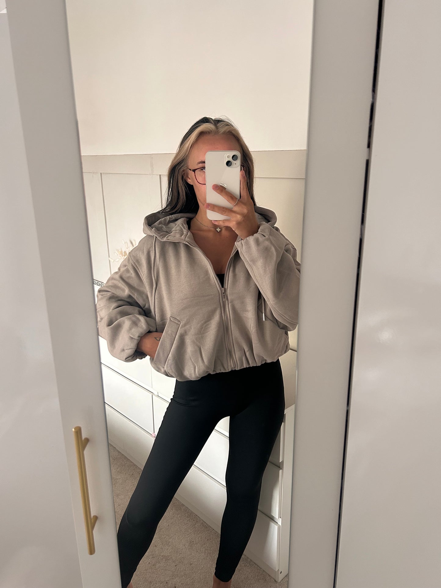 BUBBLE HEM FLEECE LINED JACKETS