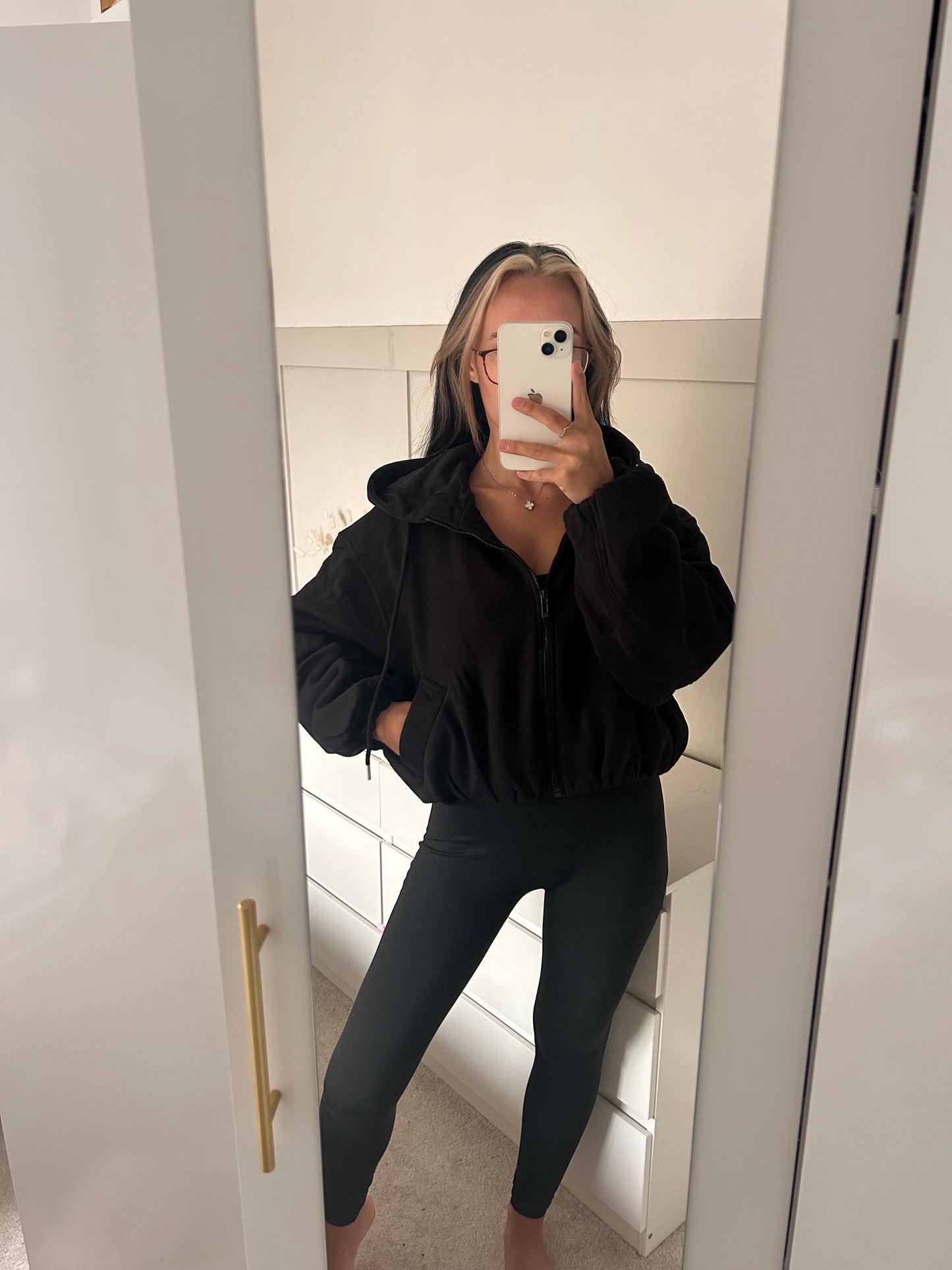 BUBBLE HEM FLEECE LINED JACKETS