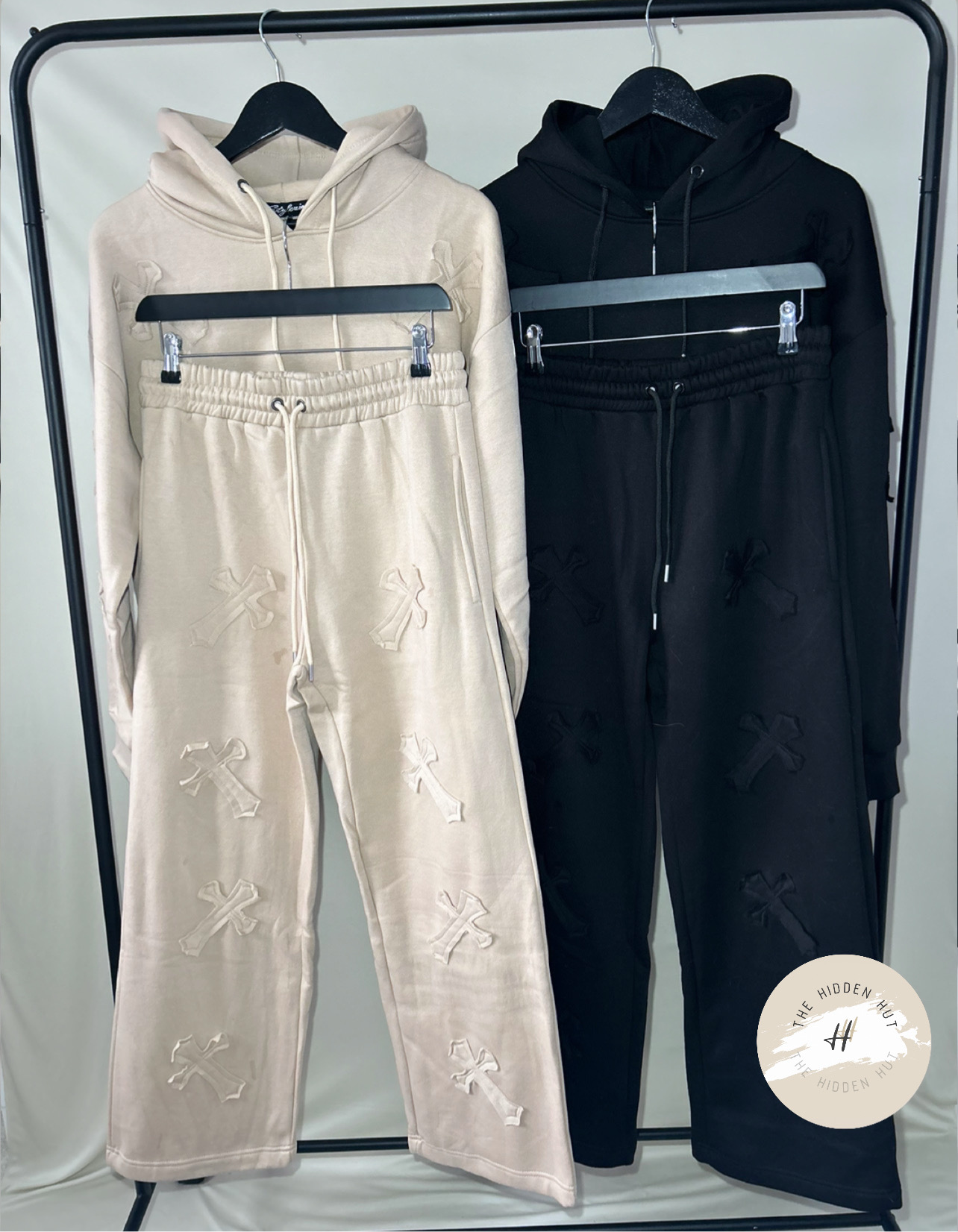 CROSS EMBROIDERED TRACKSUIT