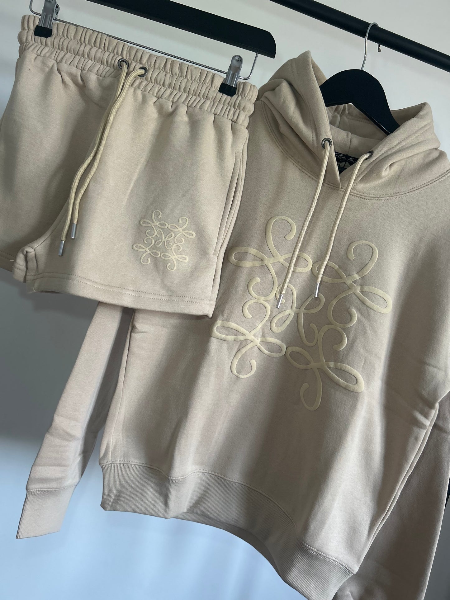 THE HIDDEN HUT’S HOODIE + JOGGER SHORTS CO-ORD