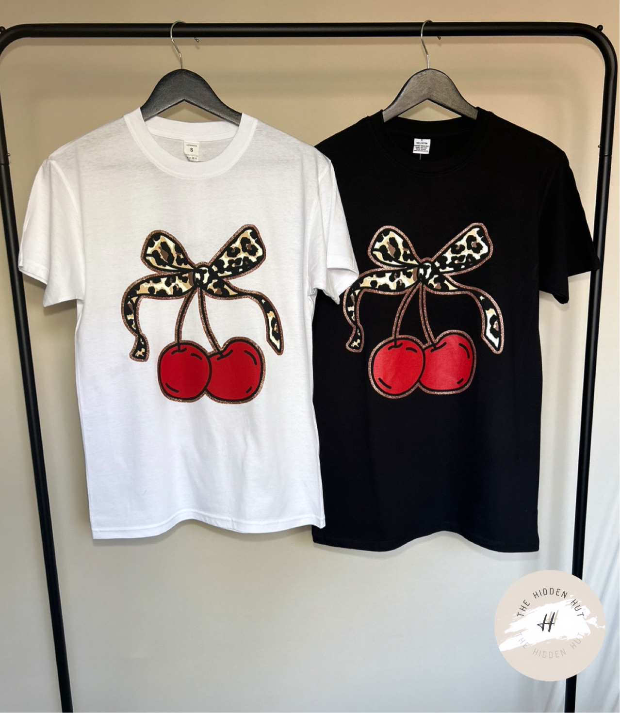 OVERSIZED CHERRY BOW T-SHIRT