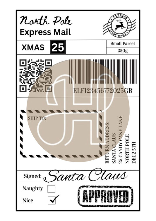 CHRISTMAS PRESENT LABELS - 10pc