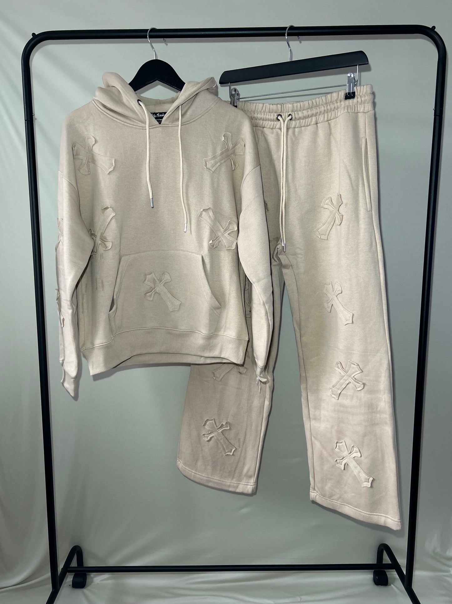 CROSS EMBROIDERED TRACKSUIT