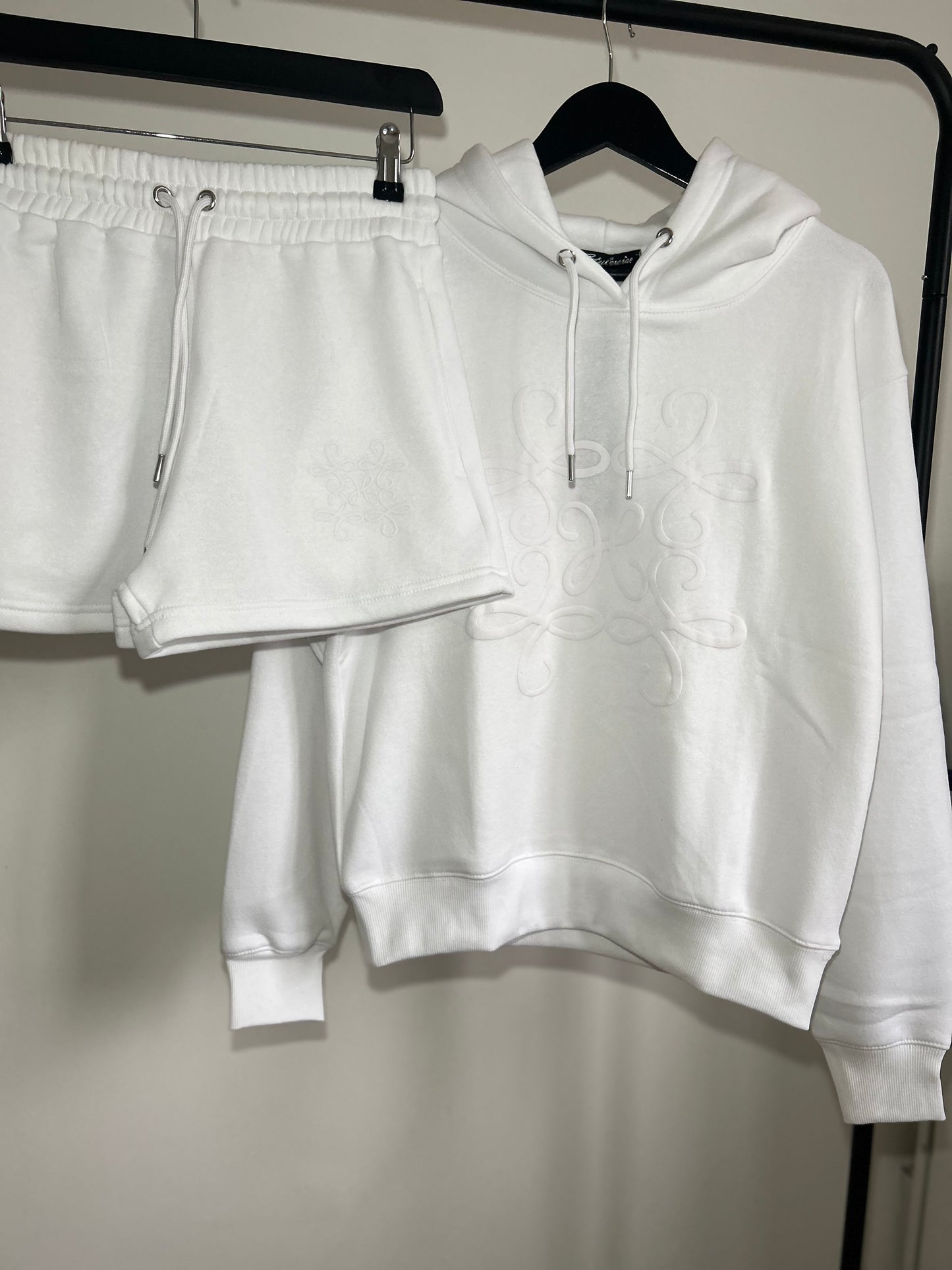 THE HIDDEN HUT’S HOODIE + JOGGER SHORTS CO-ORD