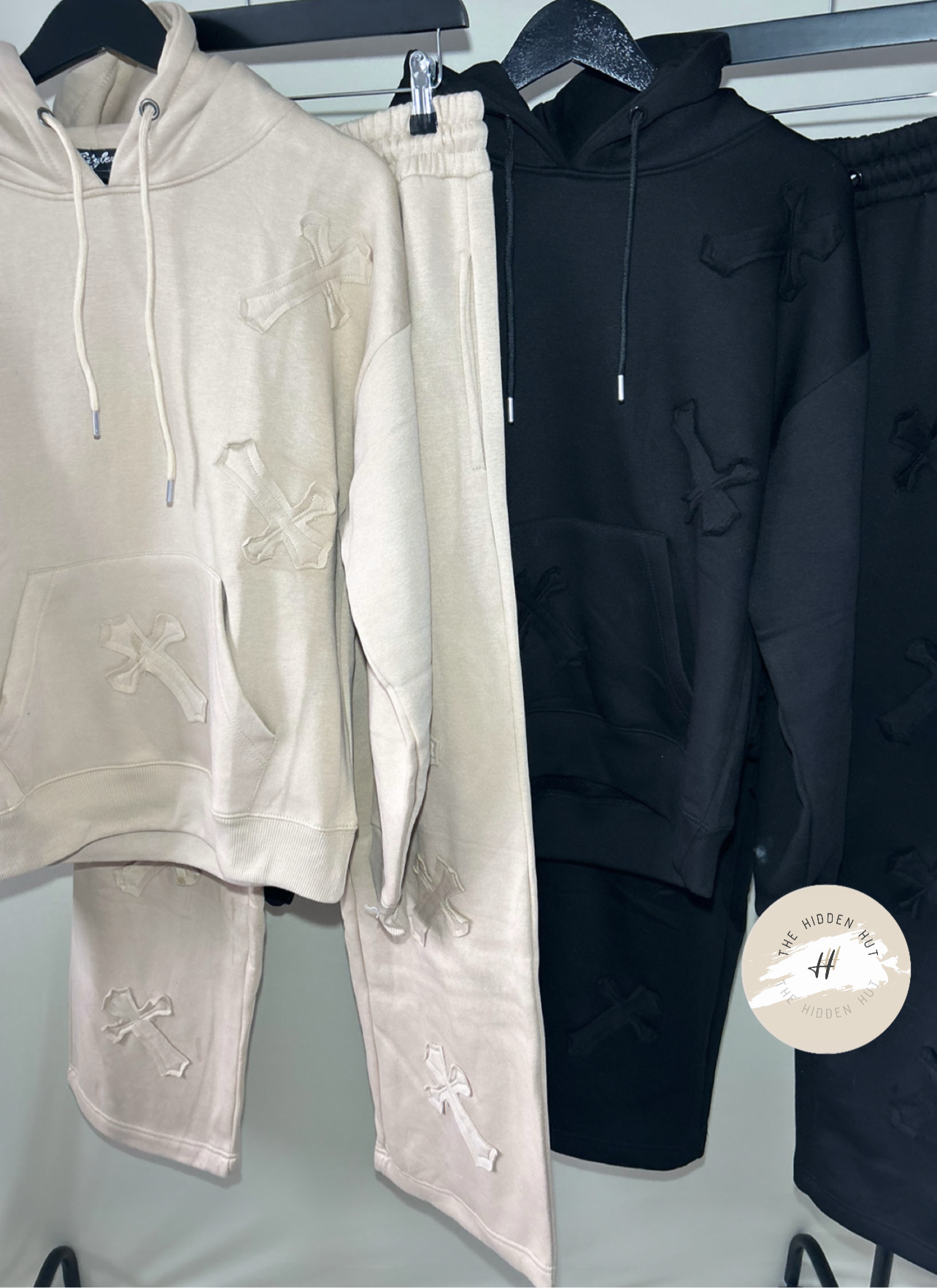 CROSS EMBROIDERED TRACKSUIT