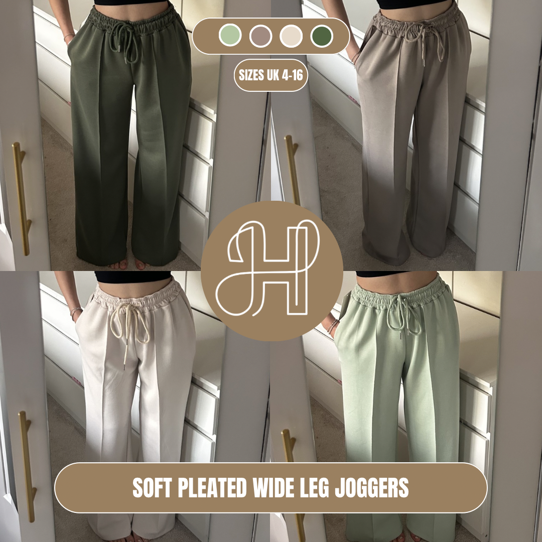 SOFT WIDE LEG JOGGERS