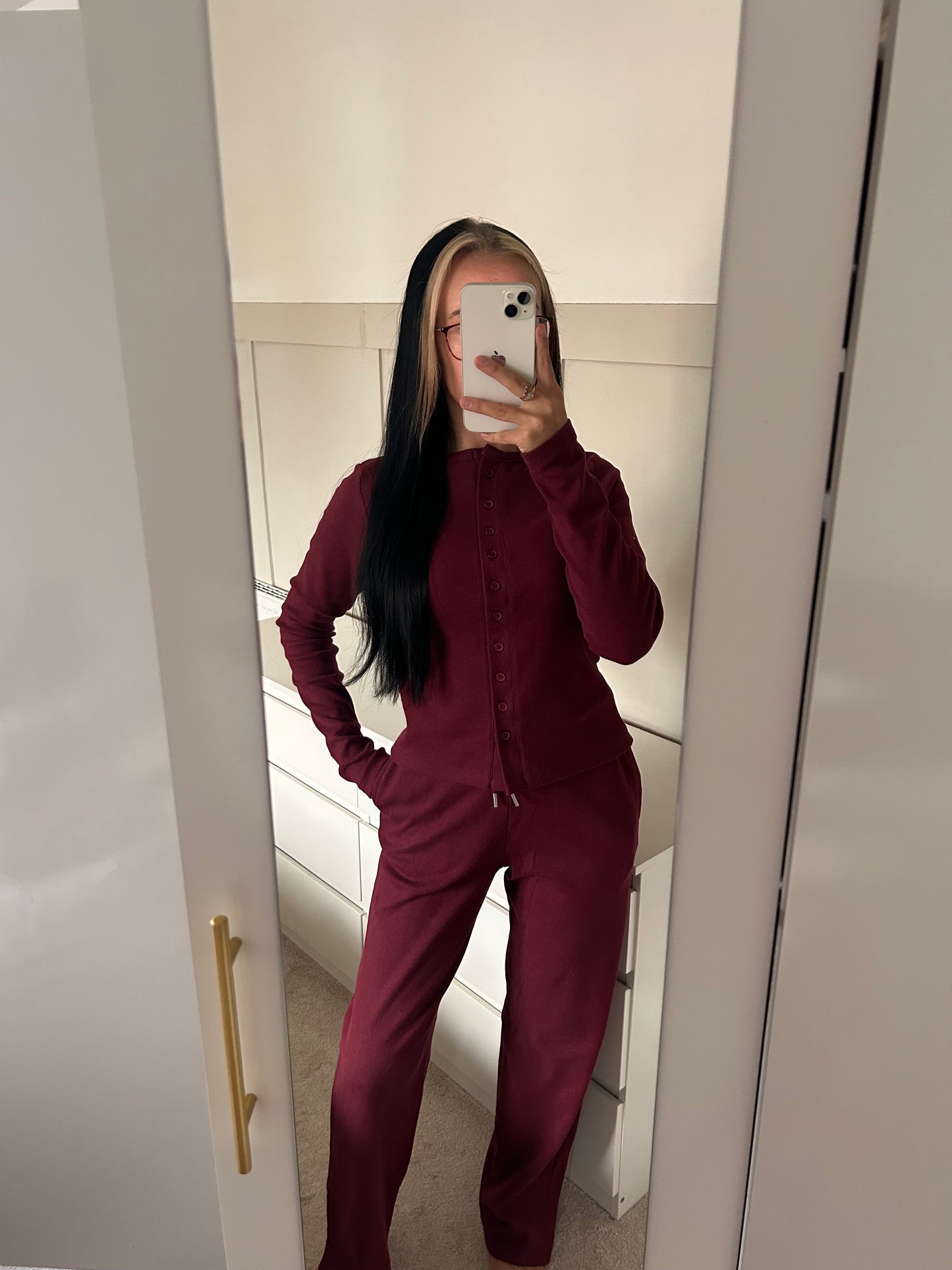 LONG SLEEVE BUTTON UP CO-ORD