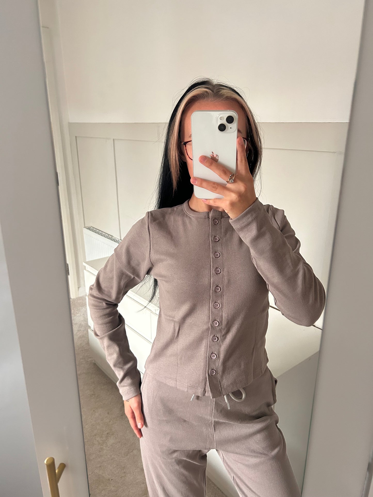 LONG SLEEVE BUTTON UP CO-ORD