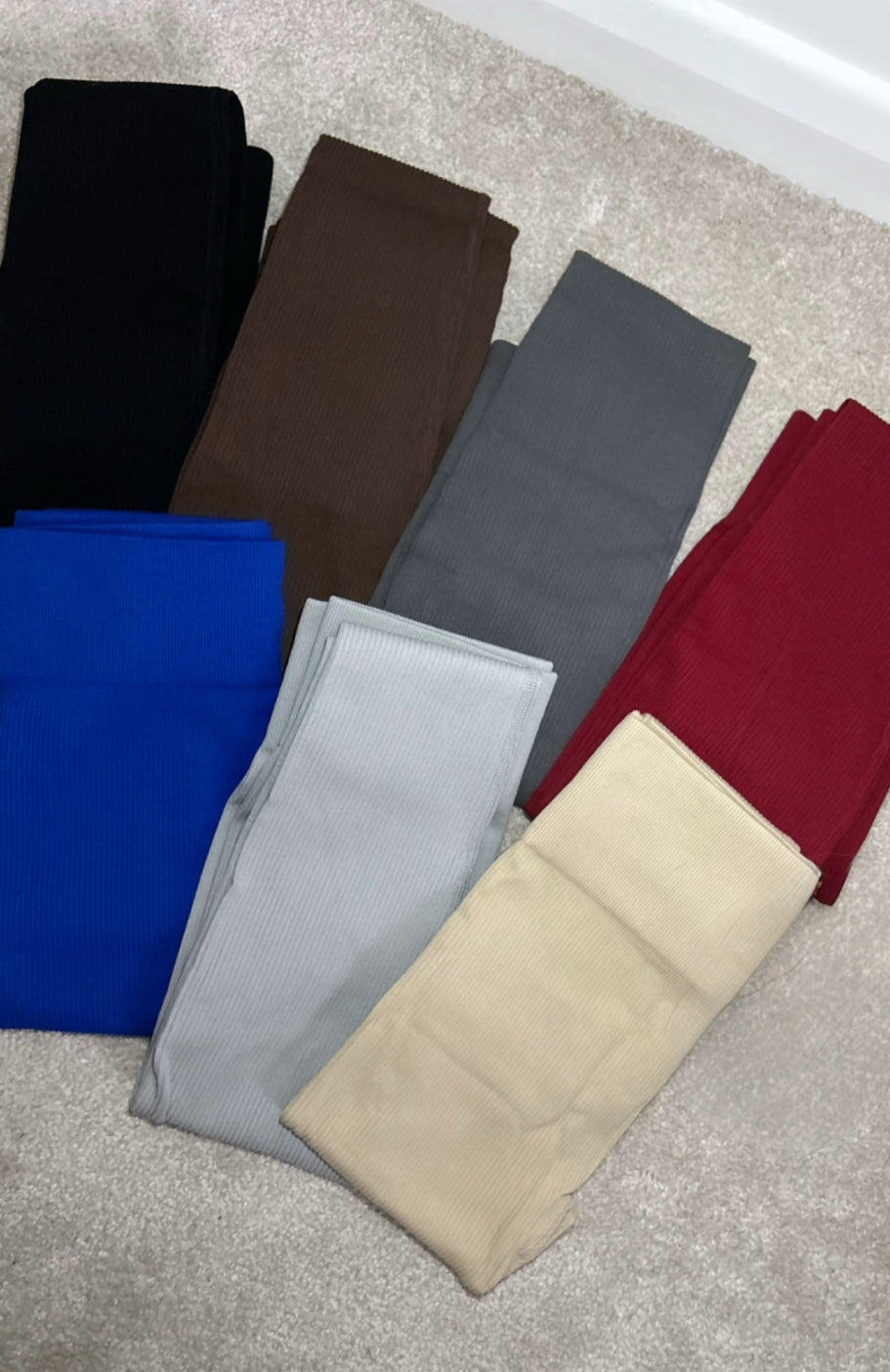THICK RIBBED LEGGINGS