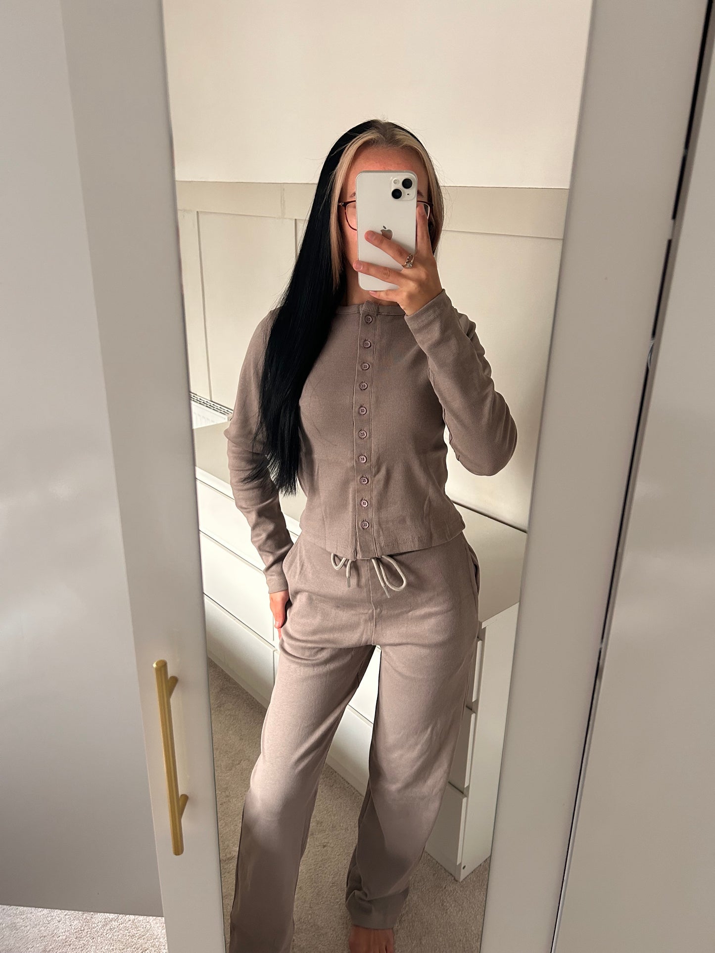 LONG SLEEVE BUTTON UP CO-ORD
