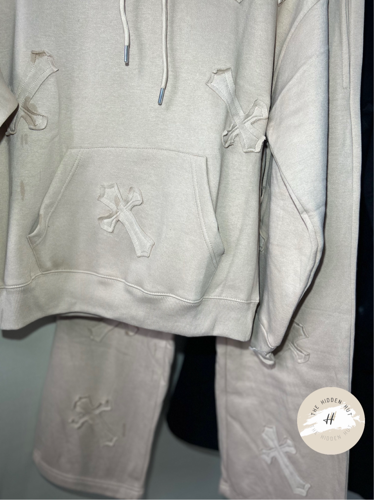CROSS EMBROIDERED TRACKSUIT