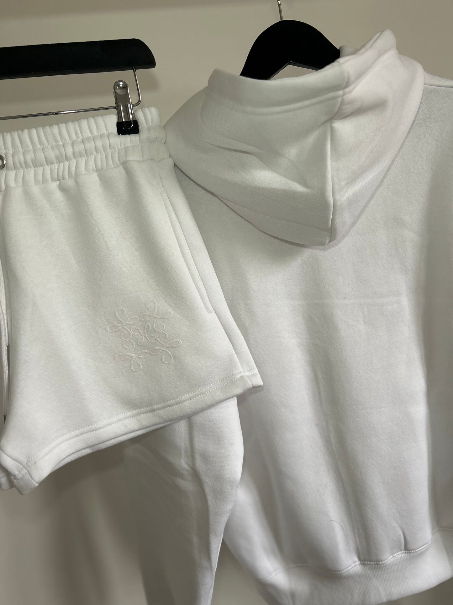 THE HIDDEN HUT’S HOODIE + JOGGER SHORTS CO-ORD