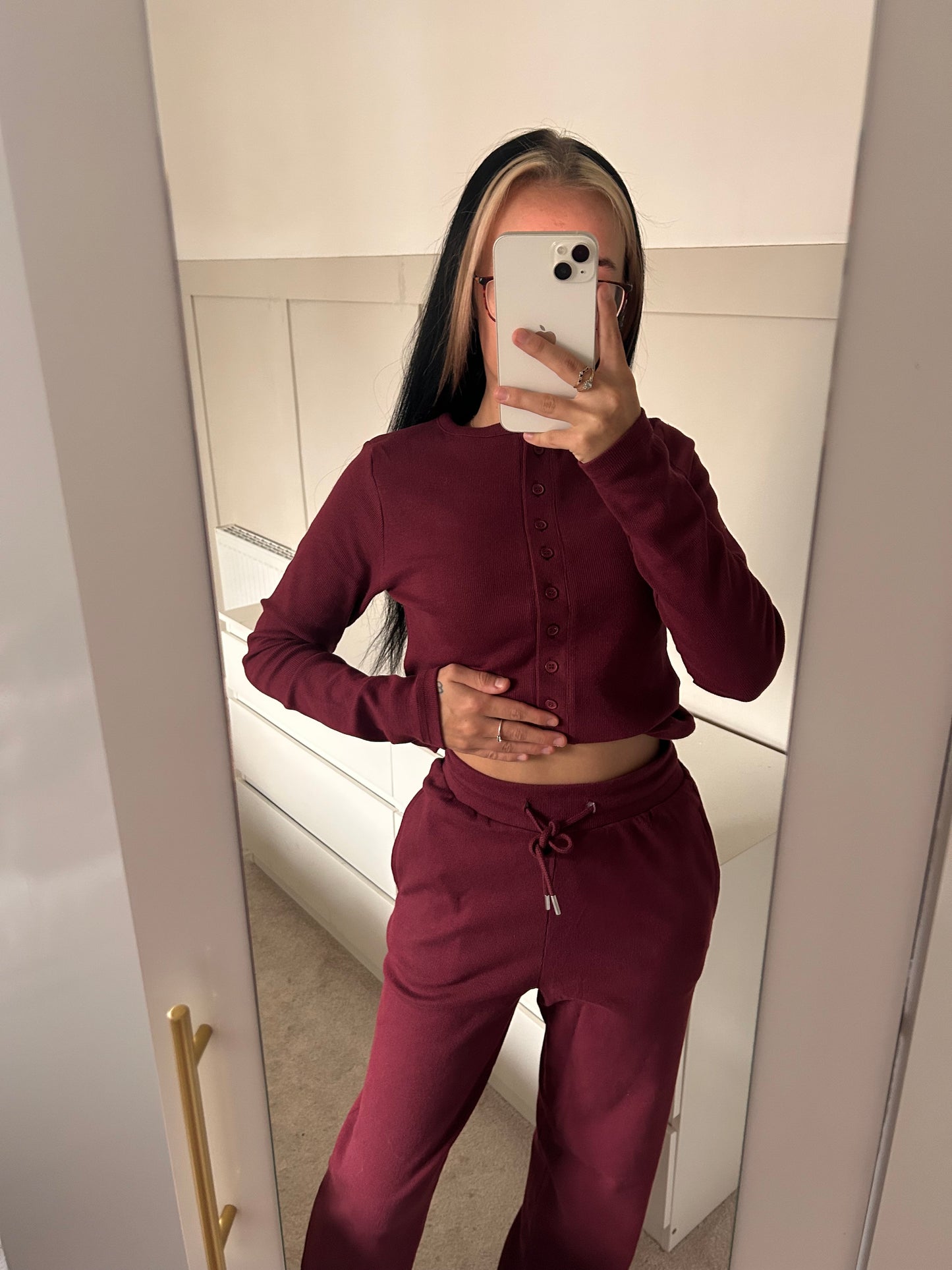 LONG SLEEVE BUTTON UP CO-ORD