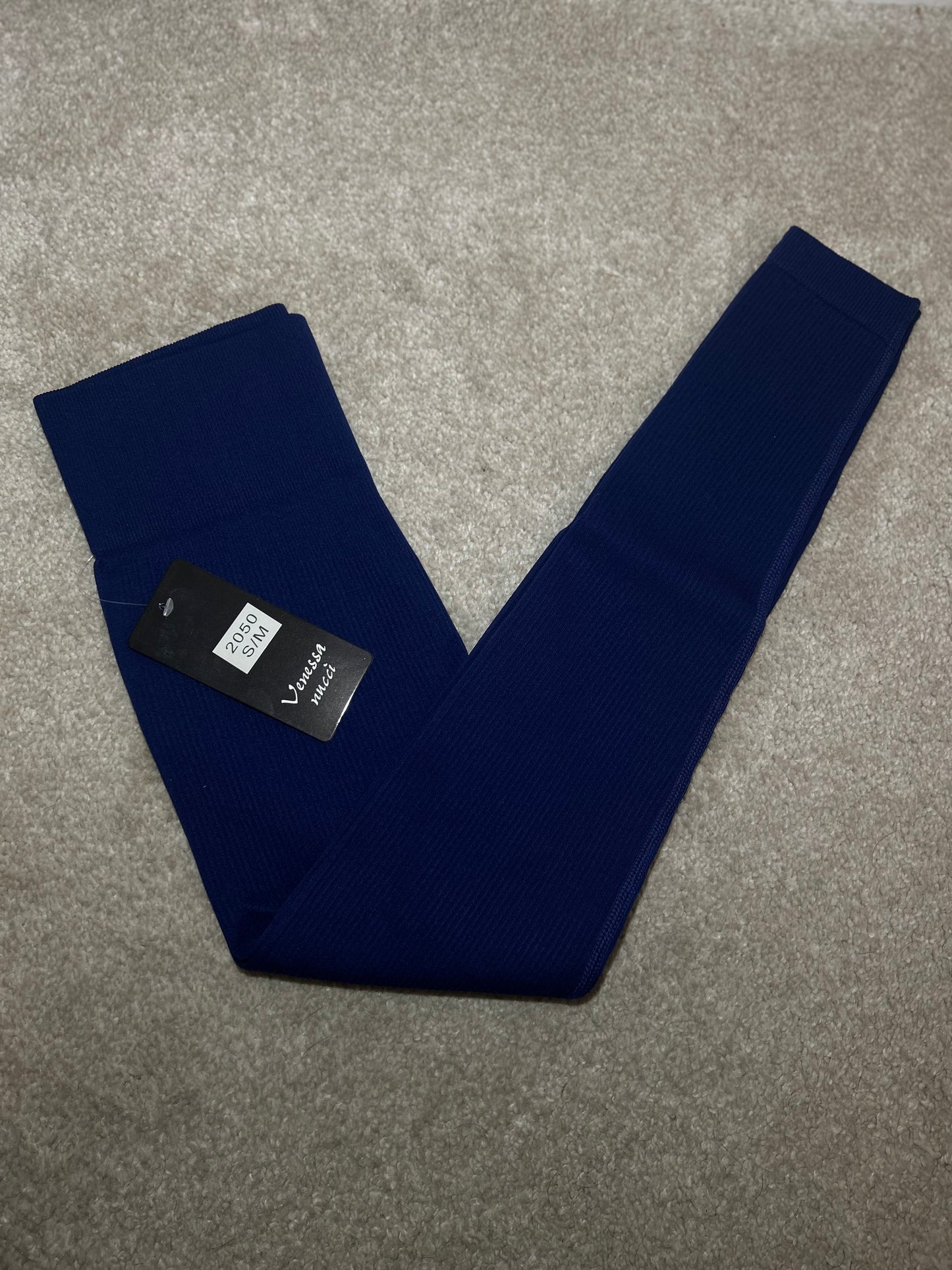 THICK HIGH WAISTED RIBBED LEGGINGS