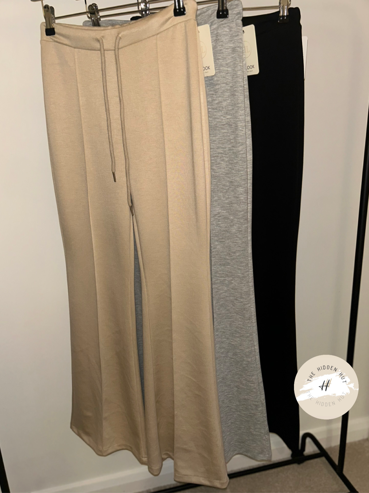 SUPER SOFT SEAM FLARED JOGGERS