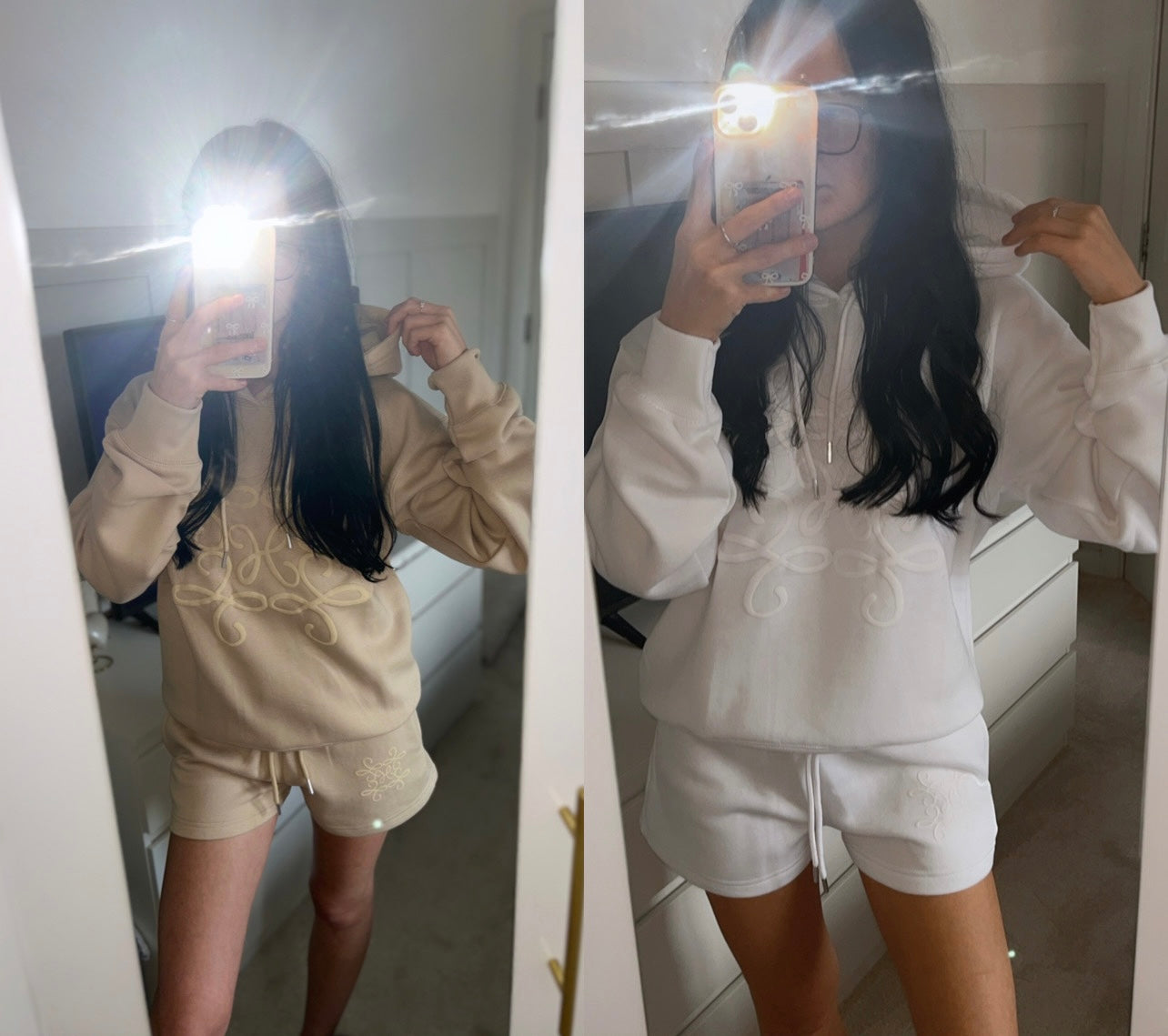 THE HIDDEN HUT’S HOODIE + JOGGER SHORTS CO-ORD