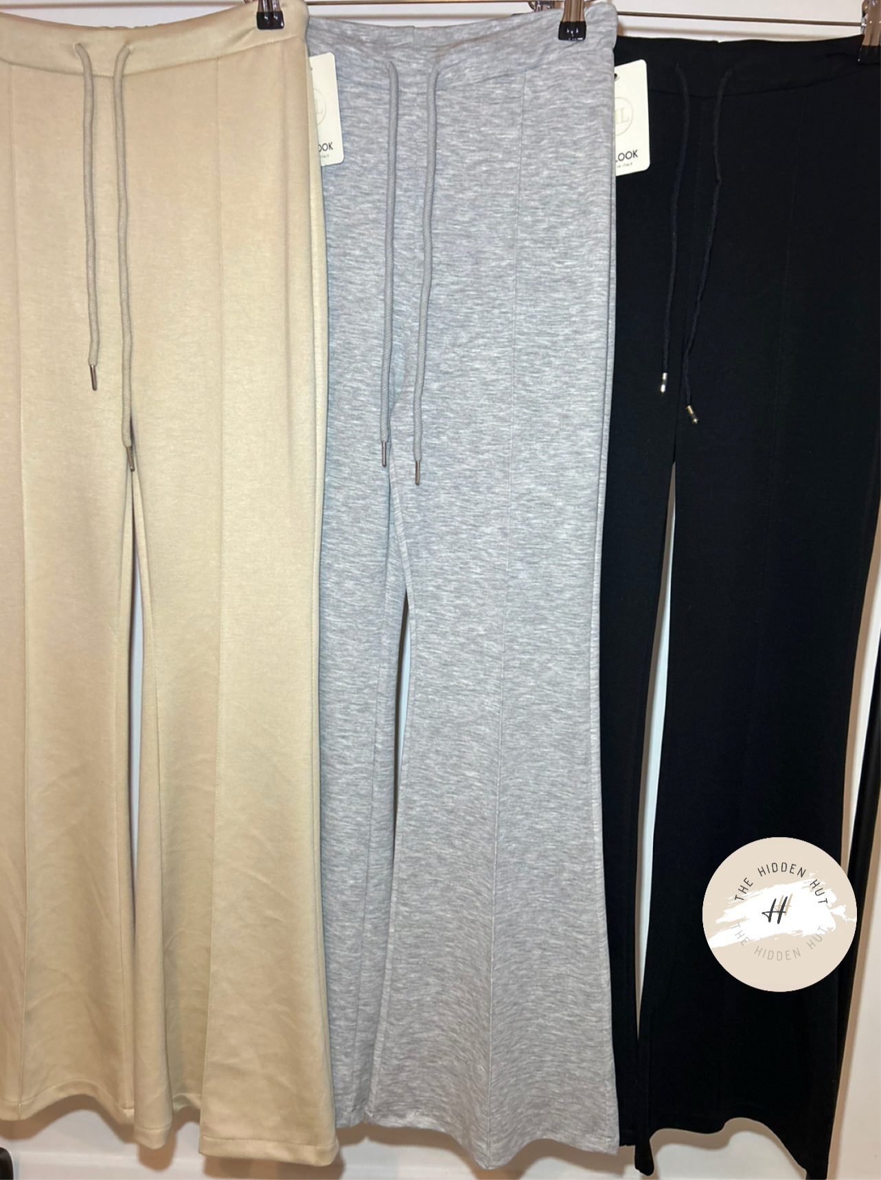 SUPER SOFT SEAM FLARED JOGGERS