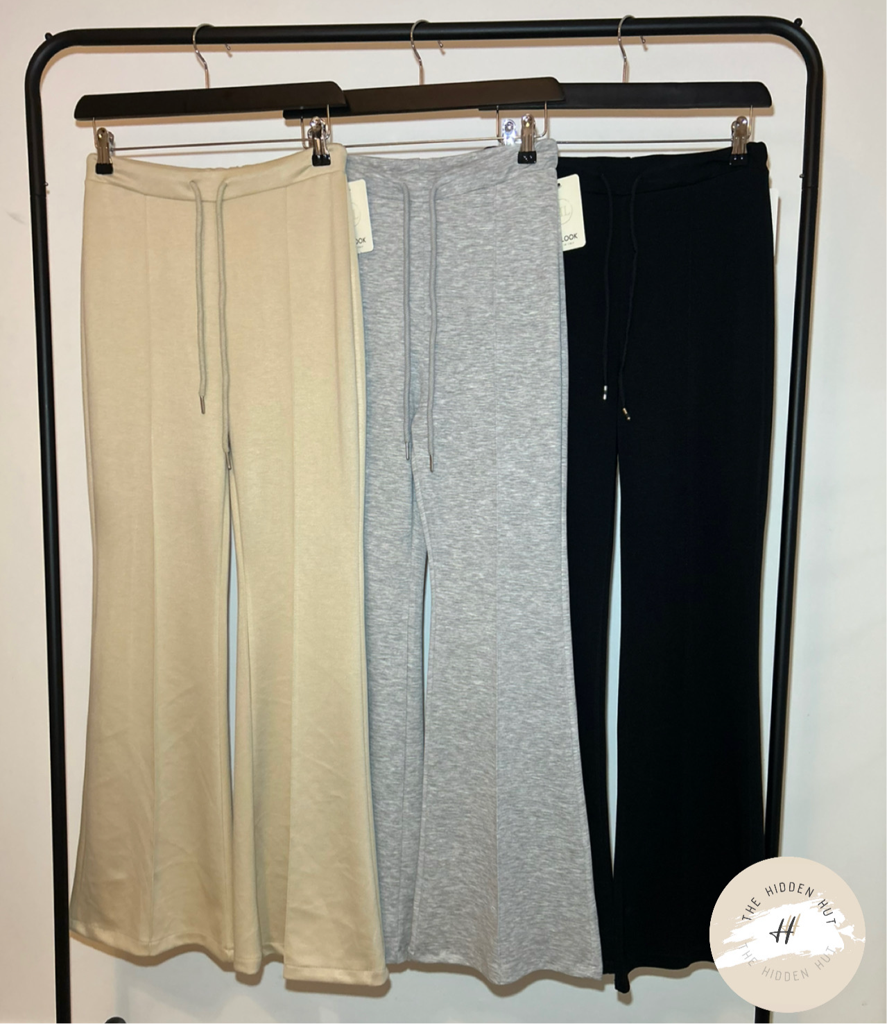 SUPER SOFT SEAM FLARED JOGGERS